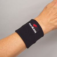 Pure BLACK Wrist Band